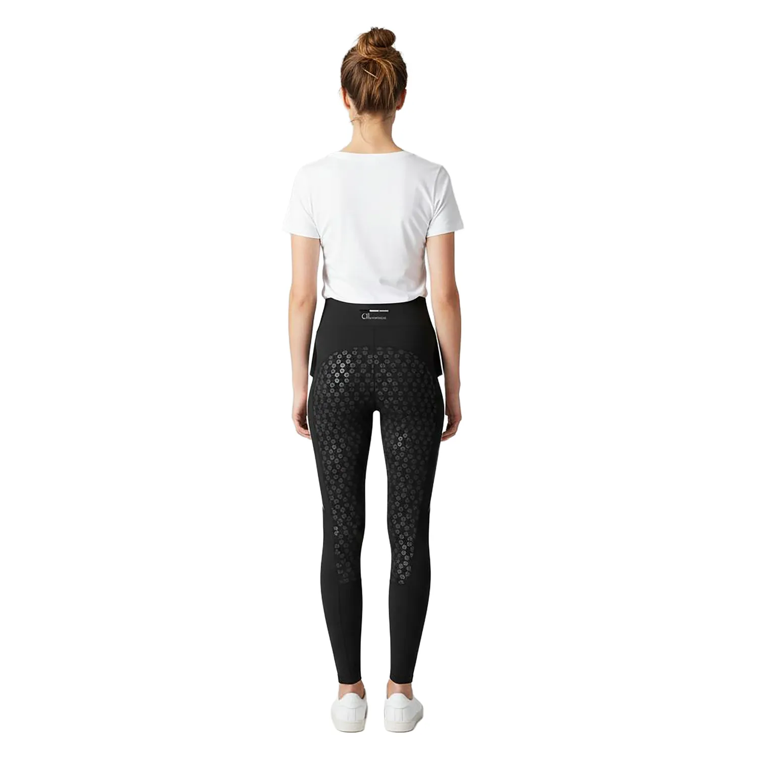 C2E Glendale ridetights dame sort kompression