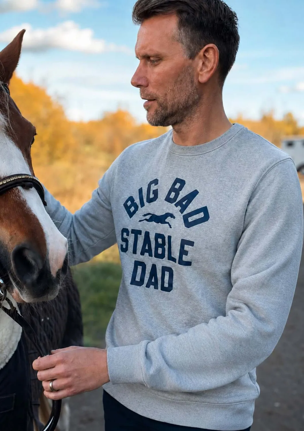 LOPE Big Bad Stable Dad sweatshirt M-XL bomuld