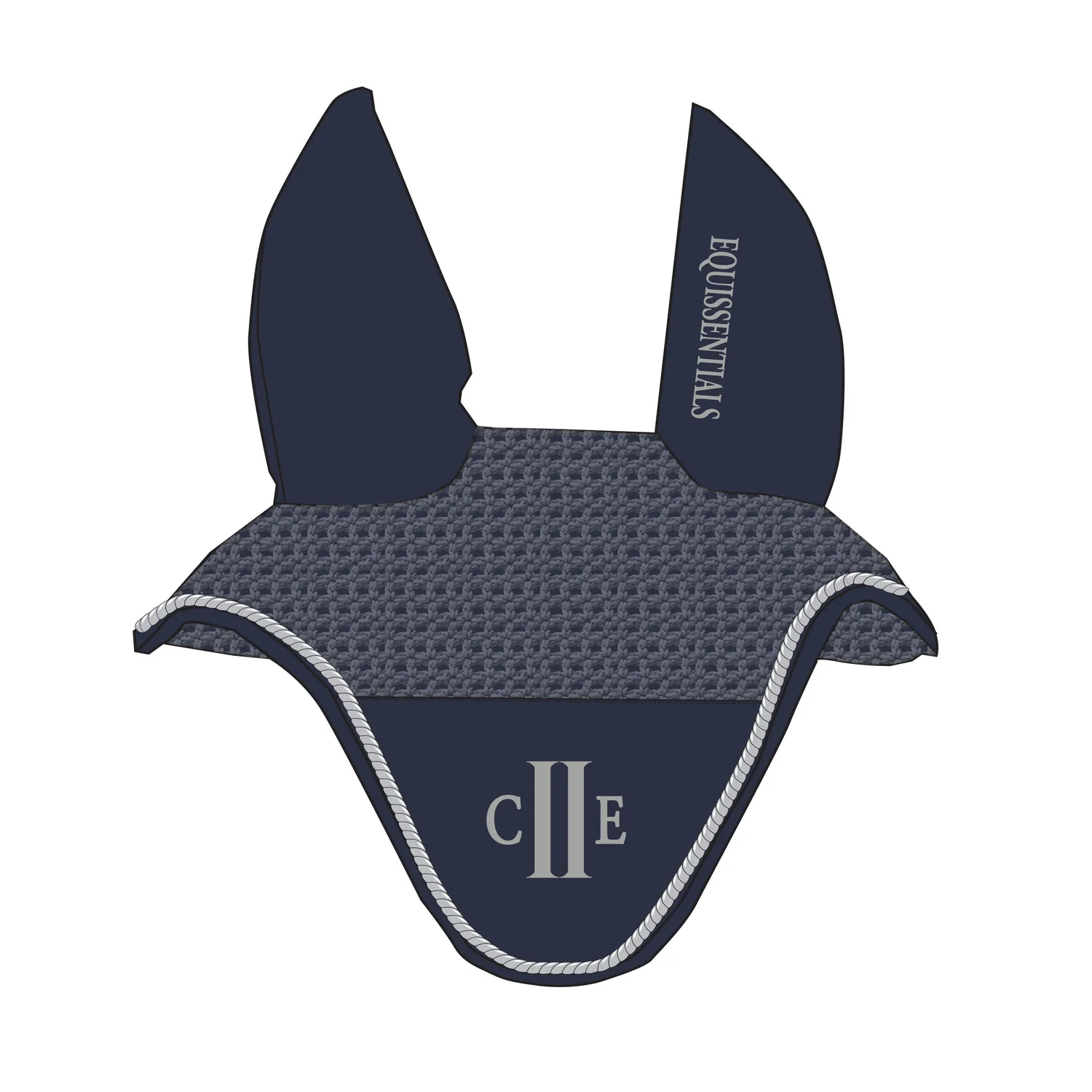 C2E Madera fluehue navy satin