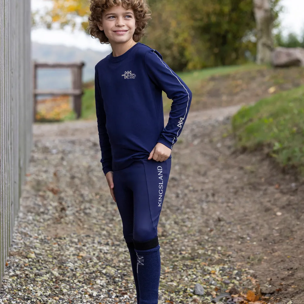 Kingsland Alexis ridetights junior F-Grip sort 128-164