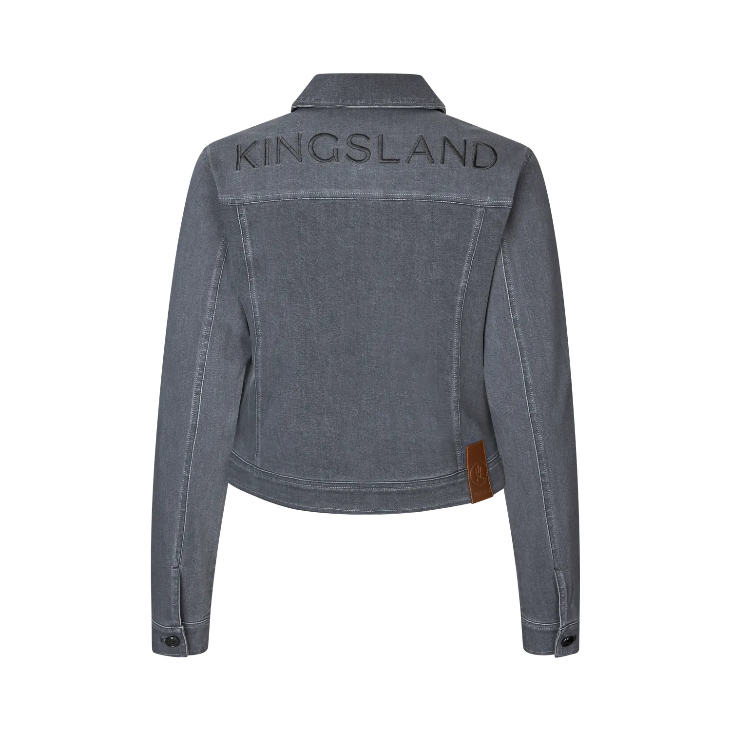 Kingsland KLKayce denimjakke grå stretch