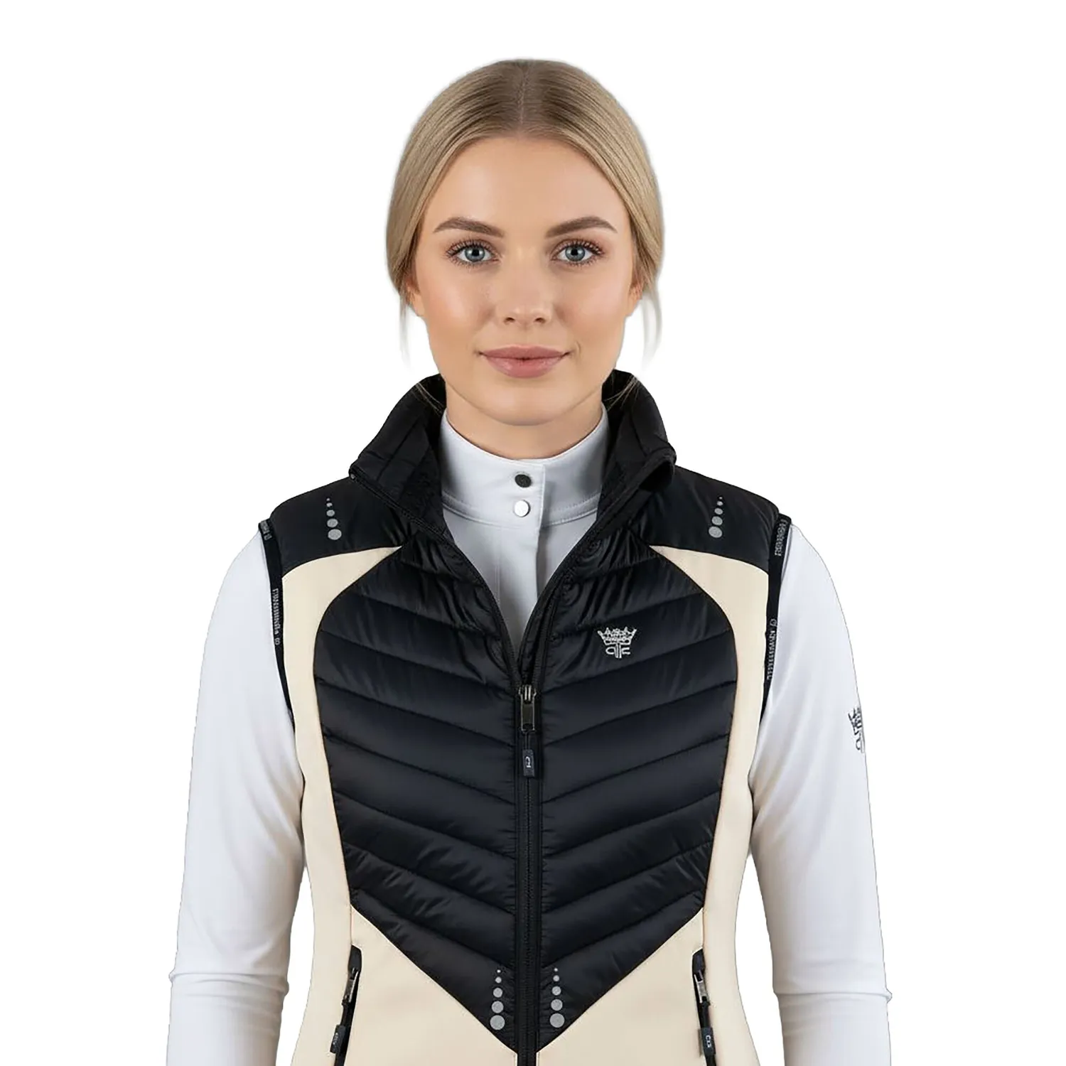 C2E Green Park Hybrid ridevest sandshell beige vandtæt