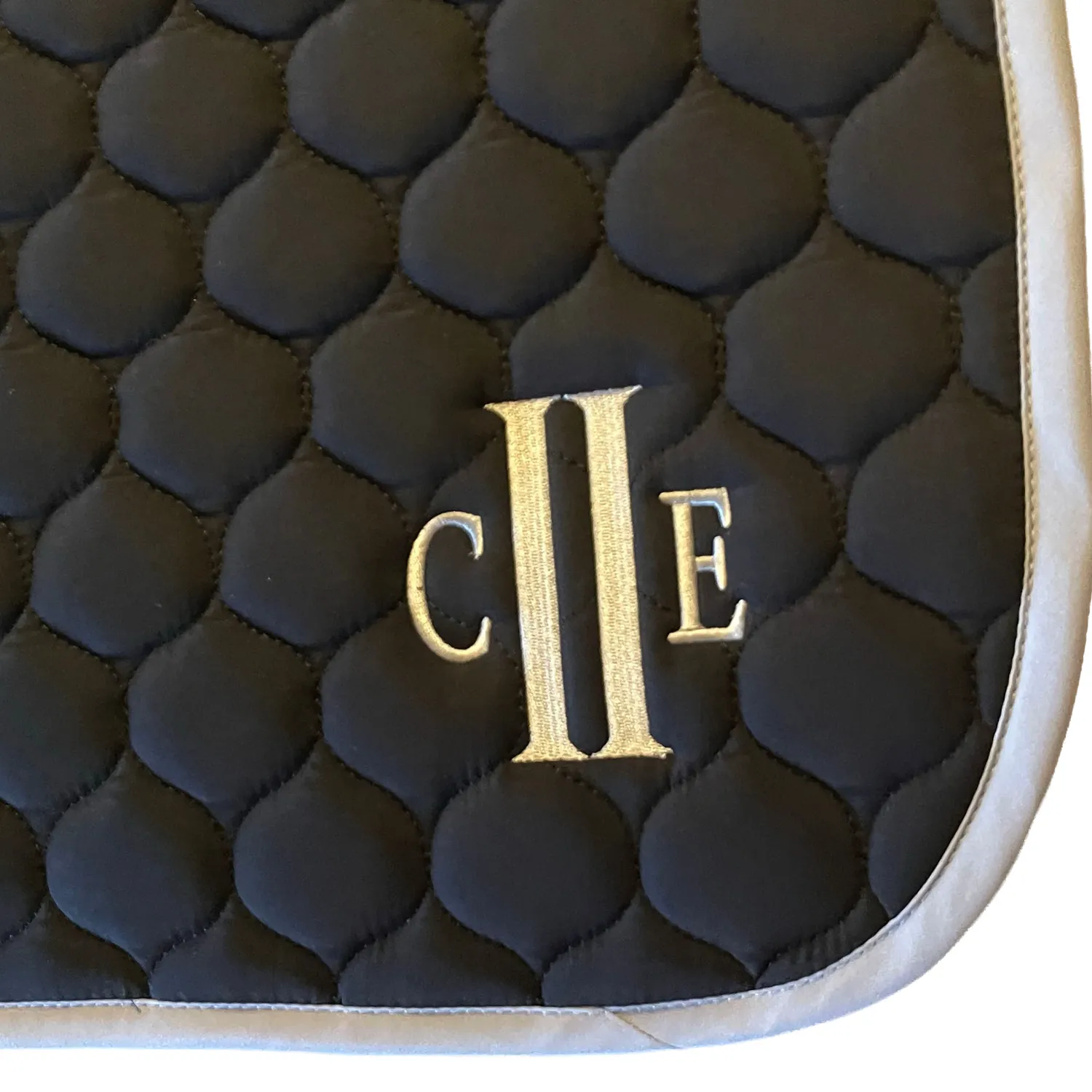 C2E Truckee Jumping sadelunderlag sort bubblequilt