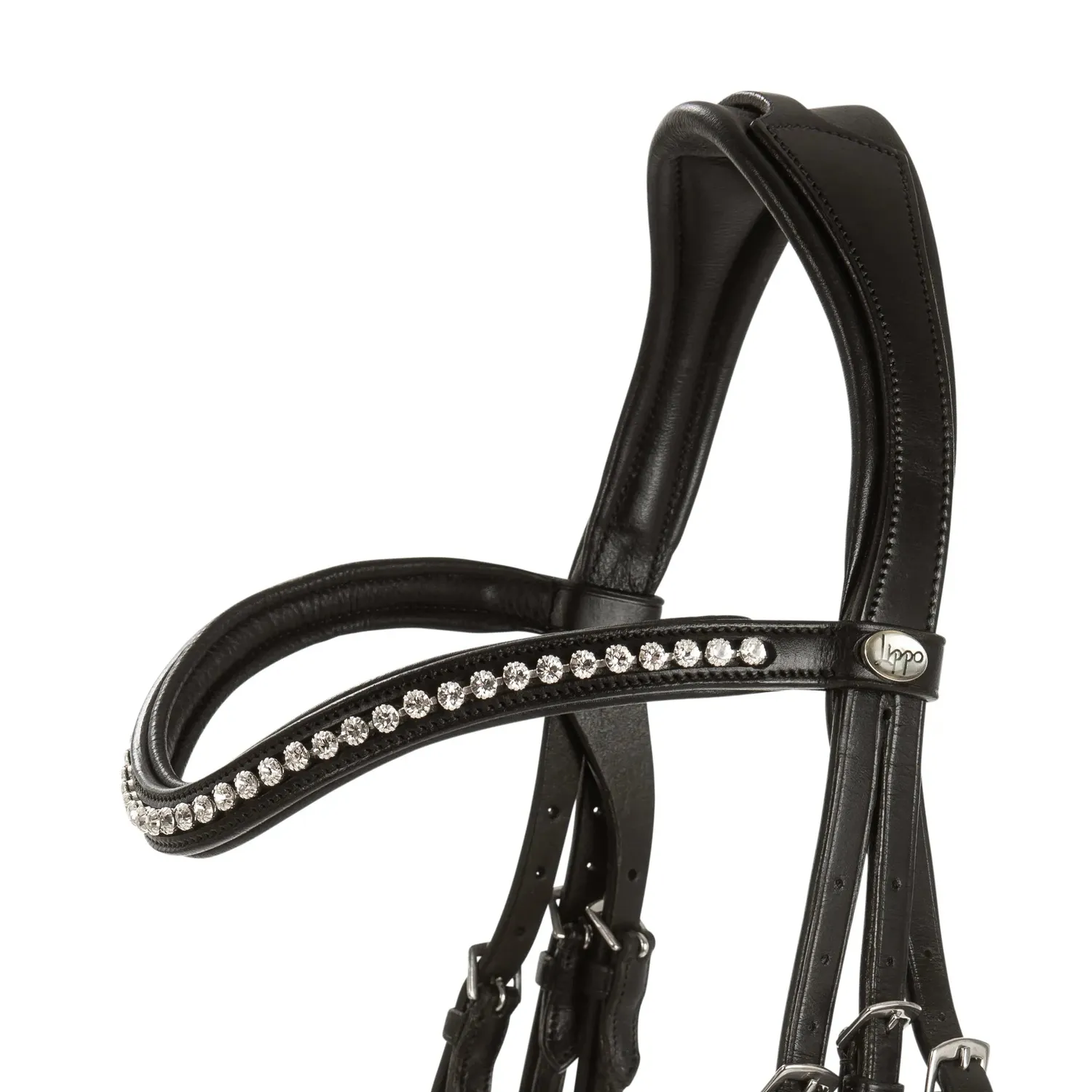 Källquist Lippo Supreme Integro Grande trense lak sort X-Full
